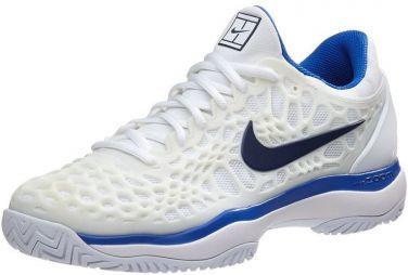 Тенісні кросівки жіночі Nike WMNS Air Zoom Cage 3 white/binary blue/mega blue Тенісні кросівки жіночі Nike WMNS Air Zoom Cage 3 white/binary blue/mega blue