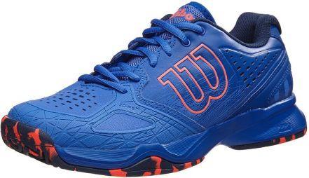 Тенісні кросівки жіночі Wilson Kaos Comp amparo blue/surf the web/fiery coral Тенісні кросівки жіночі Wilson Kaos Comp amparo blue/surf the web/fiery coral