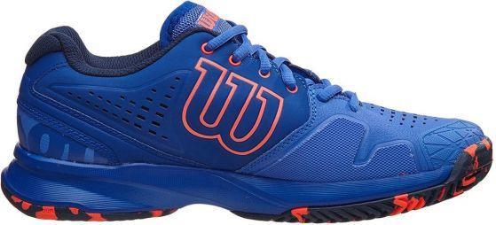 Тенісні кросівки жіночі Wilson Kaos Comp amparo blue/surf the web/fiery coral Тенісні кросівки жіночі Wilson Kaos Comp amparo blue/surf the web/fiery coral