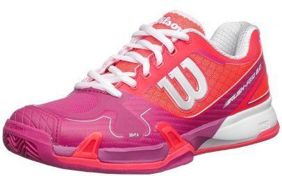 Тенісні кросівки жіночі Wilson Rush Pro 2.0 ГРУНТ neon red/fiesta pink/white Тенісні кросівки жіночі Wilson Rush Pro 2.0 ГРУНТ neon red/fiesta pink/white