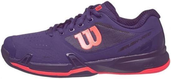 Тенісні кросівки жіночі Wilson Rush Pro 2.5 ГРУНТ astral aura/evening blue/fiery coral Тенісні кросівки жіночі Wilson Rush Pro 2.5 ГРУНТ astral aura/evening blue/fiery coral