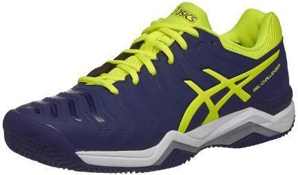 Тенісні кросівки чоловічі Asics Gel-Challenger 11 ГРУНТ indigo blue/safety yellow/silver Тенісні кросівки чоловічі Asics Gel-Challenger 11 ГРУНТ indigo blue/safety yellow/silver