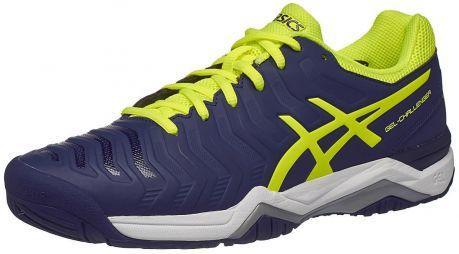 Тенісні кросівки чоловічі Asics Gel-Challenger 11 indigo blue/safety yellow/silver Тенісні кросівки чоловічі Asics Gel-Challenger 11 indigo blue/safety yellow/silver