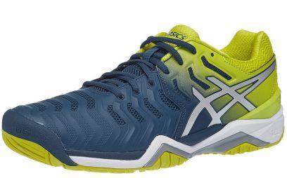 Тенісні кросівки чоловічі Asics Gel-Resolution 7 Blue/Sulphur Тенісні кросівки чоловічі Asics Gel-Resolution 7 Blue/Sulphur