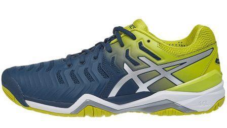 Тенісні кросівки чоловічі Asics Gel-Resolution 7 Blue/Sulphur Тенісні кросівки чоловічі Asics Gel-Resolution 7 Blue/Sulphur