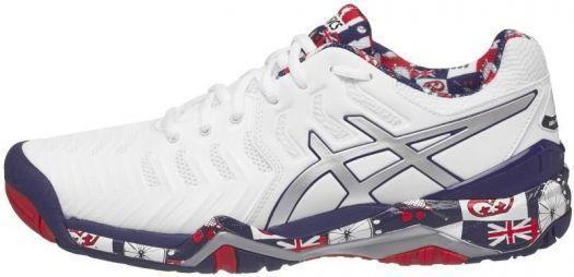 Тенісні кросівки чоловічі Asics Gel-Resolution 7 L.E. london white/silver/indigo blue Тенісні кросівки чоловічі Asics Gel-Resolution 7 L.E. london white/silver/indigo blue