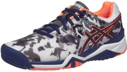 Тенісні кросівки чоловічі Asics Gel-Resolution 7 L.E. Melbourne white/indigo blue/hot orange Тенісні кросівки чоловічі Asics Gel-Resolution 7 L.E. Melbourne white/indigo blue/hot orange