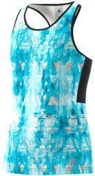 Тенісна майка дитяча Adidas Essex Trend Tank samba blue/black