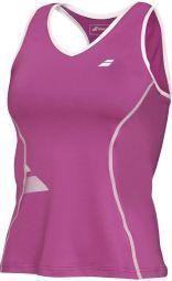 Тенісна майка дитяча Babolat Tank Crop Core Girl deep orchid