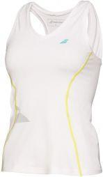 Тенісна майка дитяча Babolat Tank Crop Core Girl white