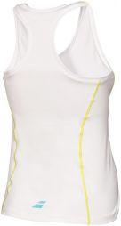 Тенісна майка дитяча Babolat Tank Crop Core Girl white