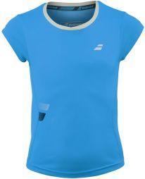 Тенісна футболка дитяча Babolat Core Flag Club Tee Girl drive blue