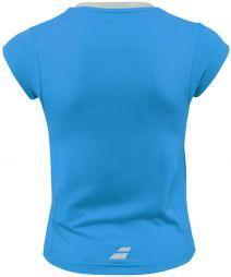 Тенісна футболка дитяча Babolat Core Flag Club Tee Girl drive blue