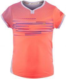 Тенісна футболка дитяча Babolat Performance Cap Sleeves Top Girl fluo strike