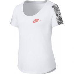 Тенісна футболка дитяча Nike Girls NSW TEE TRI SCP TIGRESS BLK YTH White Тенісна футболка дитяча Nike Girls NSW TEE TRI SCP TIGRESS BLK YTH White