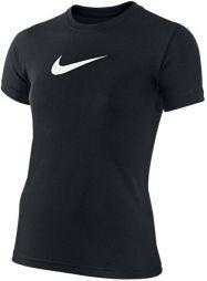 Теннисная футболка детская Nike Legend SS Top YTH  black/black/white Теннисная футболка детская Nike Legend SS Top YTH  black/black/white