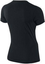 Теннисная футболка детская Nike Legend SS Top YTH  black/black/white Теннисная футболка детская Nike Legend SS Top YTH  black/black/white
