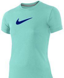 Тенісна футболка дитяча Nike Legend SS Top YTH Light Aqua/blue Тенісна футболка дитяча Nike Legend SS Top YTH Light Aqua/blue