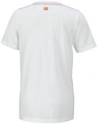 Тенісна футболка дитяча Wilson Tennis Tech Tee white Тенісна футболка дитяча Wilson Tennis Tech Tee white