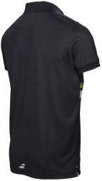 Теннисная футболка детская Babolat Core Club Polo Boy black поло Теннисная футболка детская Babolat Core Club Polo Boy black поло