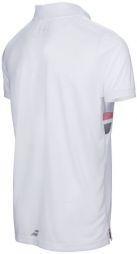 Теннисная футболка детская Babolat Core Club Polo Boy white поло Теннисная футболка детская Babolat Core Club Polo Boy white поло
