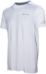 Теннисная футболка детская Babolat Performance Crew Neck Tee Boy white