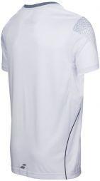 Теннисная футболка детская Babolat Performance Crew Neck Tee Boy white