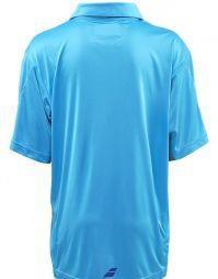 Теннисная футболка детская Babolat Polo Performance Boy aquarius поло