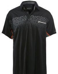 Теннисная футболка детская Babolat Polo Performance Boy black поло