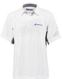 Теннисная футболка детская Babolat Polo Performance Boy white поло
