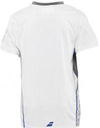 Теннисная футболка детская Babolat T-Shirt Crew Neck Performance Boy white