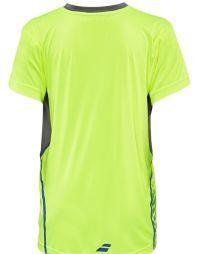 Теннисная футболка детская Babolat T-Shirt Crew Neck Performance Boy yellow