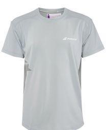 Теннисная футболка детская Babolat T-Shirt Flag Core Boy grey