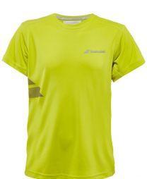Теннисная футболка детская Babolat T-Shirt Flag Core Boy tonic lime Теннисная футболка детская Babolat T-Shirt Flag Core Boy tonic lime