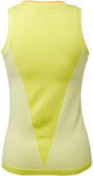 Теннисная майка женская Adidas by Stella McCartney Barricade Tank bright yellow/white