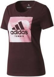 Тенісна футболка жіноча Adidas Category Ten W dark burgundy