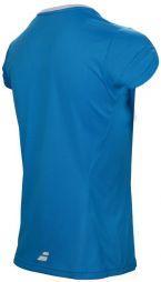 Теннисная футболка женская Babolat Core Flag Club Tee Women drive blue
