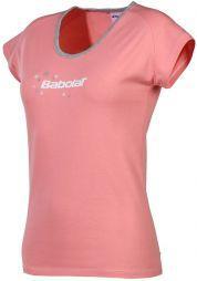 Тенісна футболка жіноча Babolat Core Women pink