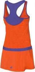 Тенісне плаття жіноче Babolat Dress Raceback Performance Women tomato