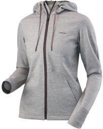 Кофта жіноча Head Transition Hoody FZ W grey melange