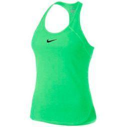 Тенісна майка жіноча Nike Dry Tank Slam electro green/black
