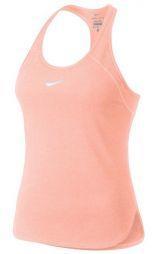 Тенісна майка жіноча Nike Dry Tank Slam sunset tint/white