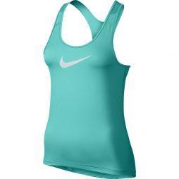 Тенісна майка жіноча Nike Pro Tank turquoise/white