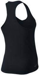 Тенісна майка жіноча Nike Pure Tank black/white