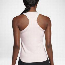 Тенісна майка жіноча Nike Pure Tank sunset tint/white