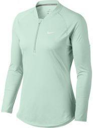 Тенісна футболка жіноча Nike Court Pure LS HZ Top barely green/white