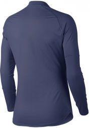 Тенісна футболка жіноча Nike Court Pure LS HZ Top blue recall/white