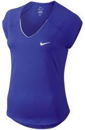 Тенісна футболка жіноча Nike Court W Pure Top paramount blue/white