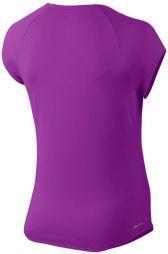 Тенісна футболка жіноча Nike Court W Pure Top vivid purple/white