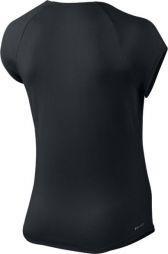 Тенісна футболка жіноча Nike Pure Top black/white